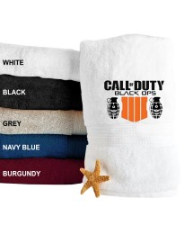 A Duty Calls Embroidered Terry Towel 500 GSM