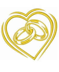 Twin Heart logo ring Embroidery Bathrobe