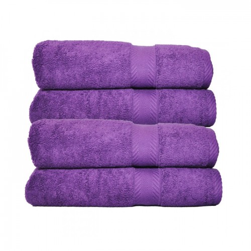 Towel City Bath Sheet Purple Towel 70 x 140 cm