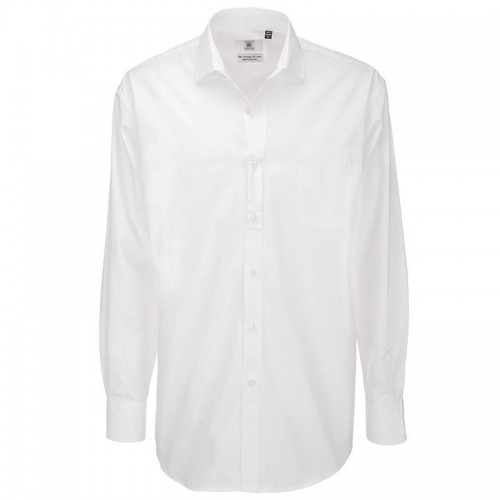 Monogrammed &Sleeve cuff embroidery Oversized Shirts