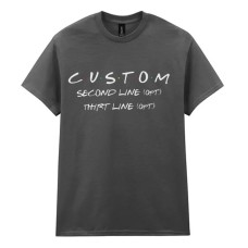 Personalised Custom Friends Themed Party Shirt, Friends Party Shirt, Friends Show Shirt, Original Friends Font Custom Tee, Birthday Friends Shirt