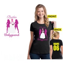 Bride Bodyguard Bridesmaid Hen's Weekend Unisex Adult T-shirt