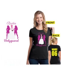 Bride Bodyguard Bridesmaid Hen's Weekend Unisex Adult T-shirt