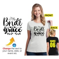 Bride Arrow Celebration Wedding Festive Unisex Adult T-Shirt