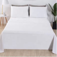 Fitted Bed Sheets 140 Thread Count Poly Cotton Wash Iron friendly