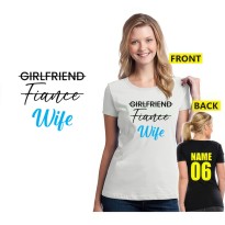 Girlfriend Fiance Wife Hen Weekend Bridal Party Unisex Adult T-shirt