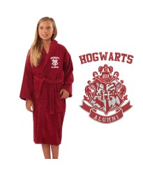 A Alumni Wizard School Logo Embroidery on TERRY bathrobe