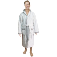 Protector of the Galaxy Pipping Hooded Custom NAME TEXT FRONT Embroidery TERRY Towel Bathrobe