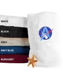 A Star Ship Logo Embroidered Terry Towel 500 GSM