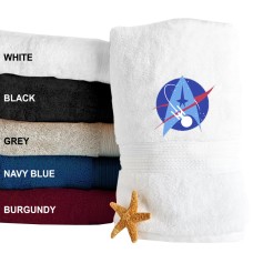 A Star Ship Logo Embroidered Terry Towel 500 GSM
