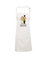 Cartoon wedding custom aprons 