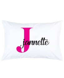 Personalized Custom Name With Initial printed pillowcase covers