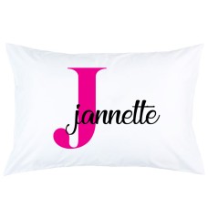 Personalized Custom Name With Initial printed pillowcase covers