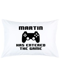 Personalized Game control custom name has entered the game printed pillowcase covers