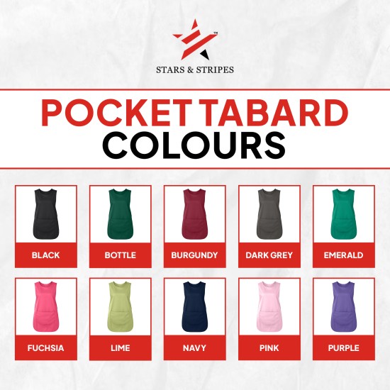 Personalised Custom Embroidered Pocket Tabard – Left Chest Logo ...