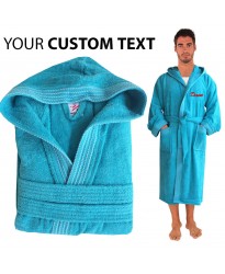 personalised terry towelling bathrobes