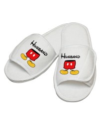 Personalised embroidery MICKEY custom text slipper