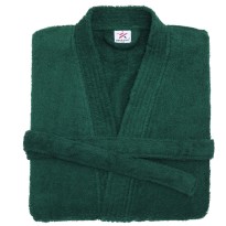 Terry Kimono Dark Green Bathrobe