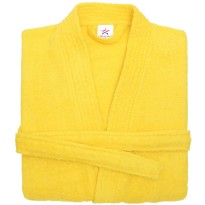 Terry Kimono Yellow Bathrobe