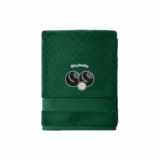 Personalised Lawn Bowls Design Embroidered Towel – Custom Name or Text Beneath Design – Gift for Bowlers – Soft Cotton Sports Towel