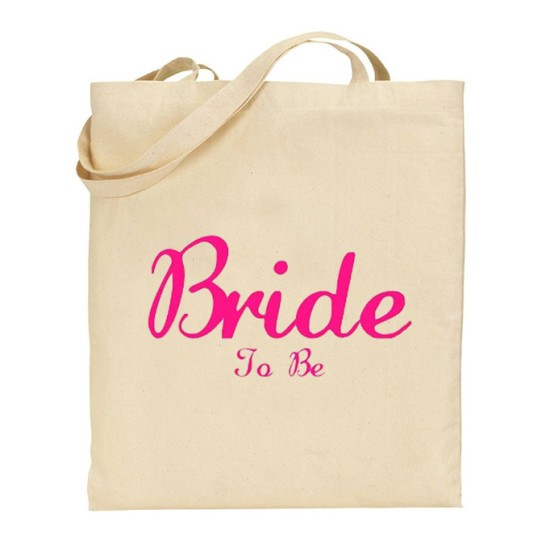 Bride to be bridesmaid tote bag 