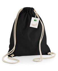 Personalised EarthAware Organic Gymsac W810 Westford Mill 340 GSM