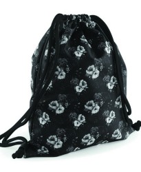 Personalised Graphic Drawstring Backpack BG180 BagBase Personalised Graphic Drawstring Backpack BG180 BagBase