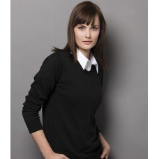 Personalised Ladies Arundel V Neck Sweater K353 Kustom Kit