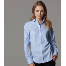 Personalised Ladies Long Sleeve Premium Corporate Shirt K316 Kustom Kit 125 GSM