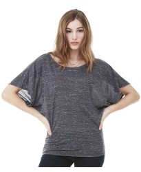 Personalised Flowy Draped Sleeve Dolman T-Shirt BL8821 Bella 125 GSM