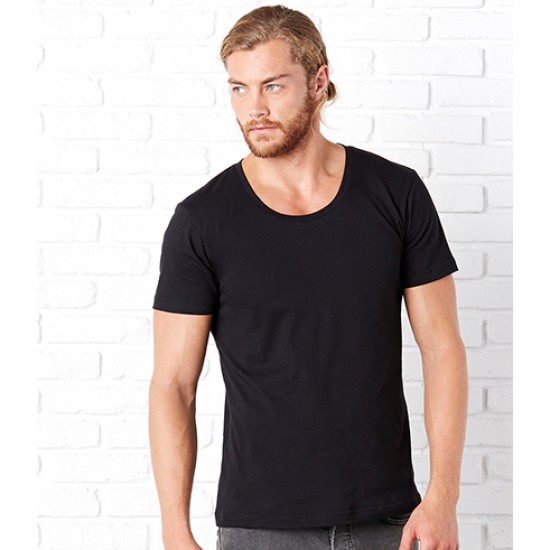 Personalised Wide Neck T-Shirt CV3406 Canvas 125 GSM