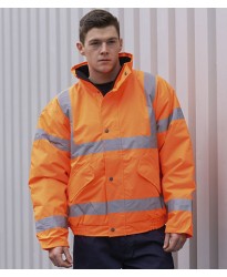 Personalised Jacket GO/RT PW021 Hi-Vis Bomber Portwest