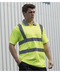 Personalised Polo Shirt PW061 Hi-Vis Portwest 175 GSM