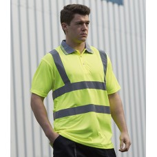 Personalised Polo Shirt PW061 Hi-Vis Portwest 175 GSM