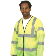 Personalised Safety Waist Coat UC802 Long Sleeve Uneek