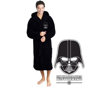 A clever bespoke inspired design - I find your lack of faith distributing bathrobe