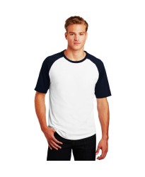 Raglan Short Sleeve Contrast Sleeve T Shirt