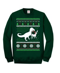 T Rex Dinosaurs Christmas Ugly Jumper