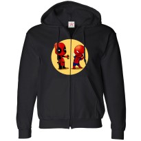 Dead and Spider Spray Zip Hoodie