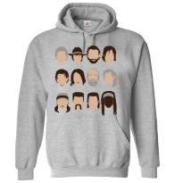 Walking Zombie Faces Hoodie