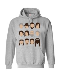 Walking Zombie Faces Hoodie Walking Zombie Faces Hoodie