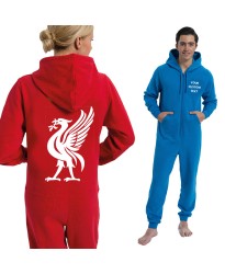 Personalised Football Onesies Liverbird text play name printed