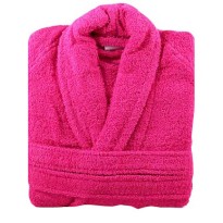 Terry Fuschia Bathrobe