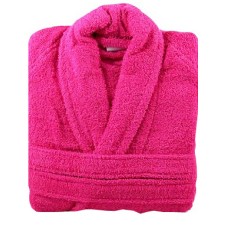 Terry Fuschia Bathrobe