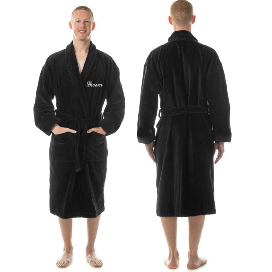 Intimo Men's and Women's Custom Monogrammed Bathrobe