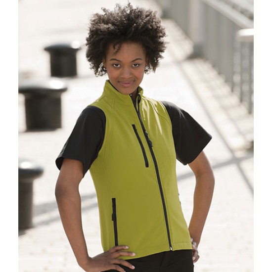 Personalised Shell Gilet 141F Ladies Russell  