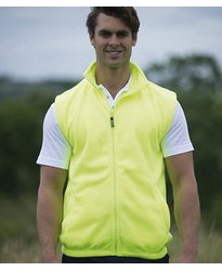 Personalised Fleece Gilet EV84 Enhanced Visibility  RTY