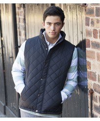Personalised Quilted Gilet Row FR903 Front 140 