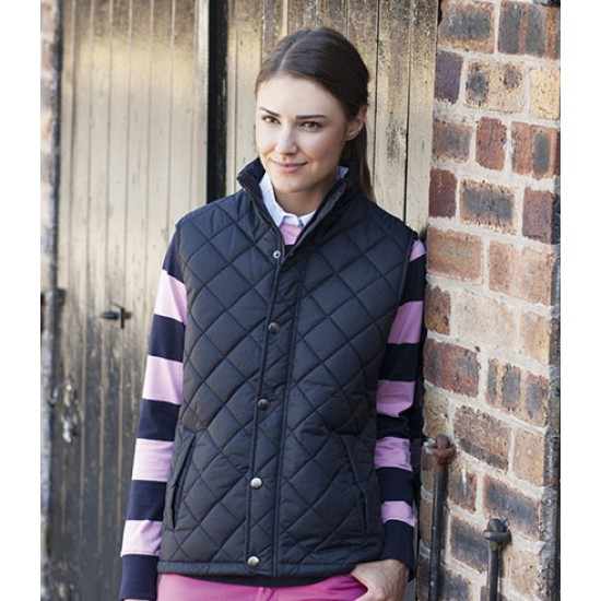 Personalised Quilted Gilet Row FR904 Front 