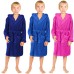 TEXT custom Embroidery Front & Back on Kids Hooded Robes